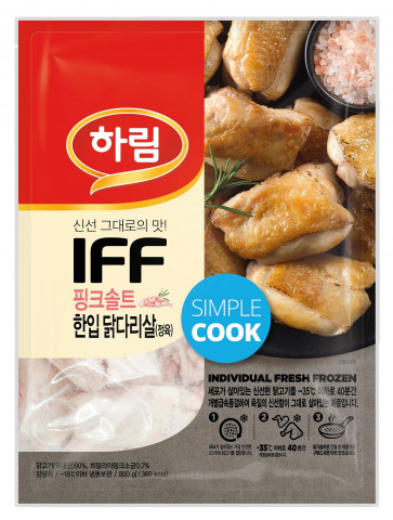하림이 출시한 ‘IFF 핑크솔트 한입 닭다리살’ 신제품