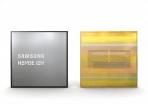 삼성전자, 업계 최초 36GB HBM3E 12H D램 개발