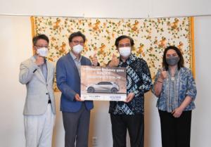 현대자동차, 주한 인도네시아 대사관 관용차 ‘아이오닉 5’ 전달