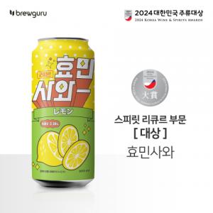 효민이 만든 ‘효민사와’ 2024 대한민국주류대상 수상