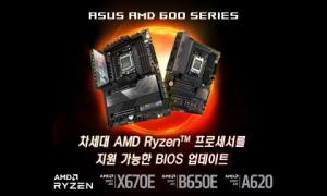 에이수스, 차세대 AMD 라이젠 프로세서 지원 메인보드 바이오스 업데이트 발표